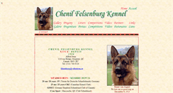 Desktop Screenshot of felsenburgkennel.com